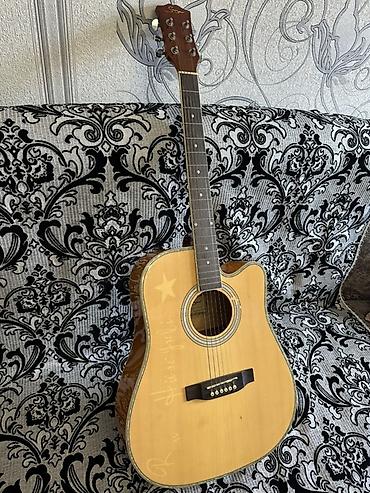 Akustik gitaralar: Akustik gitara, 6 sim, İşlənmiş, Ünvandan götürmə, Pulsuz çatdırılma, Ödənişli çatdırılma — 2