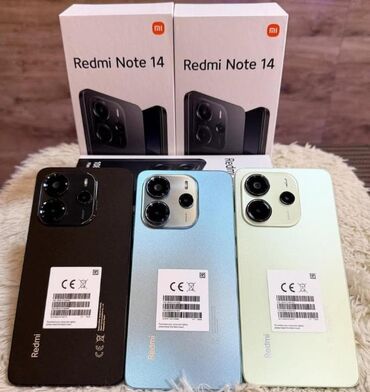 Xiaomi: Xiaomi Redmi Note 14, 256 GB, rəng - Qara, 
 Zəmanət, Barmaq izi, İki sim kartlı