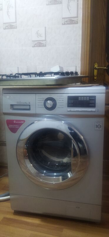 mawin ucun kamera: Paltaryuyan maşın LG, 6 kq, Qurutmasız, Kredit yoxdur