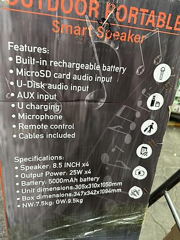 usb type: Портативная акустическая система (party speaker) с LED‑подсветкой — 2
