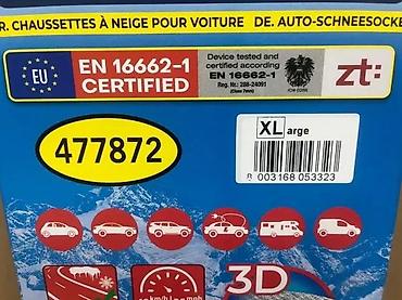 Auto oprema: Menabo Snow Socks – tekstilne navlake za gume (par), veličina XL - — 5