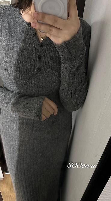 Другая женская одежда: Женская одежда 1) Платье-макси черного цвета - Запах и V-образный — 9