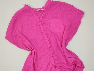 modbis bluzki koszulowe: Peacocks, Women's blouse, size L (EU 40)
