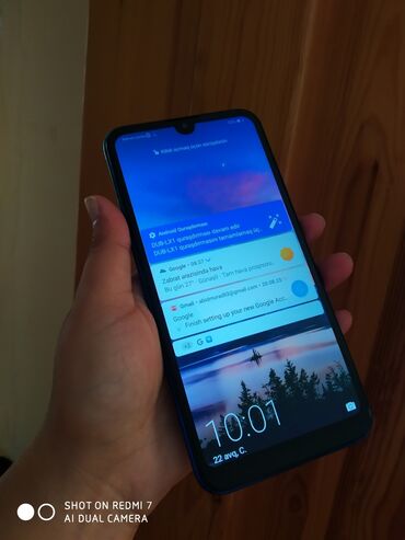 Samsung: Samsung Galaxy A02 S, 32 GB, rəng - Mavi, Barmaq izi, İki sim kartlı