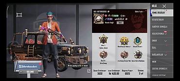 PUBG Mobile hesabı – yüksək səviyyəli kosmetiklər və nadir kolleksiya