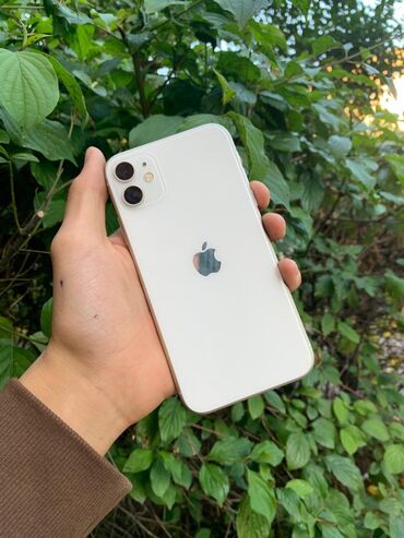 iphone 11 64 гб цена бишкек: IPhone 11, Колдонулган, 64 ГБ, Ак, Каптама, Коргоочу айнек, 85 %