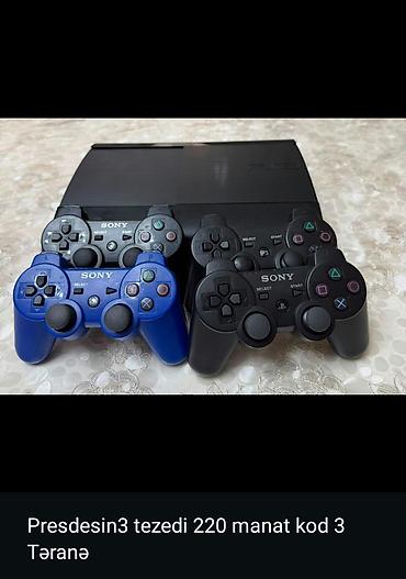 ps2 oyun diskleri: PlayStation 3 (PS3) oyun konsolu dəsti - Rəsmi Sony PS3 Slim konsolu — 1