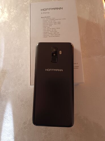 hoffmann x pro: Hoffmann, 16 GB, rəng - Qara, Sensor, Barmaq izi, İki sim kartlı