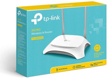 4g wifi modem: TP-Link TL-MR3420 Brend: TP-Link Məlumatların ötürülmə sürəti