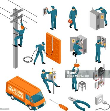 Электрики: Электрик | Установка стиральных машин, Демонтаж электроприборов, Монтаж выключателей Больше 6 лет опыта