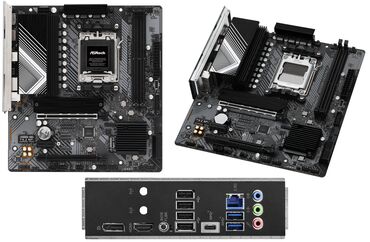 Жесткие диски, переносные винчестеры: Материнская плата, ASRock, AM5, Micro-ATX, Для ПК