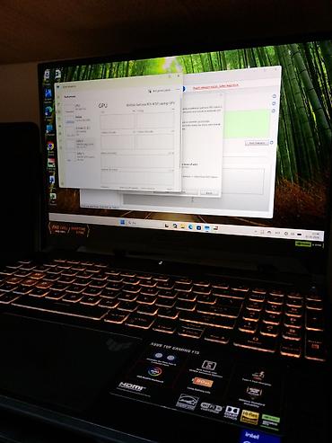 intel i7: ASUS TUF Gaming F15 oyun noutbuku 16/512 SSD - 16/1TB SSD Corə i7 — 7