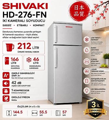 №: 14961 Məhsulun adı: Soyuducu Shivaki HD-276-FN, Low Frost