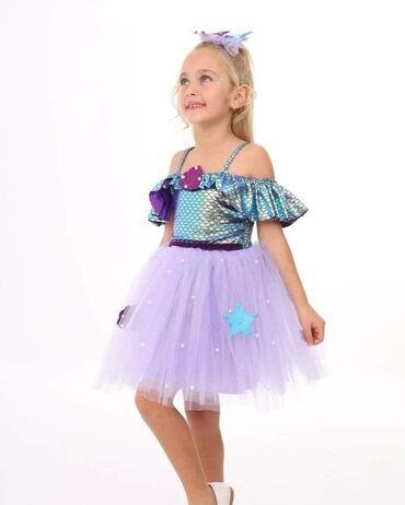 Haljine: Odmah dostupne mala sirena haljinice u kompletu sa mašnom za kosu za — 6