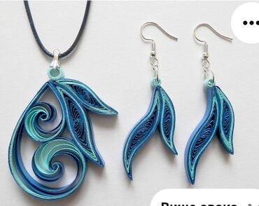 Minđuše: Pirsing, Handmade, Materijal: Epoksi smola — 53