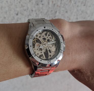Личные вещи: Мужские механические часы Jiaaxin, 38мм, спортивный стиль, состояние