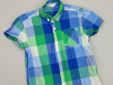 fajne sukienki letnie: Shirt 9 years, condition - Very good, pattern - Cell, color - Blue