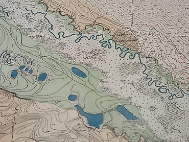 вдоль реки: 1913 река Чу. Почвенная карта. Царская.
Размер 75 х 55,5 см — 8
