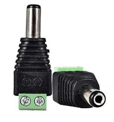 Kablovi i adapteri za kamere: DC adapter – ženski DC konektor 5.5 × 2.1 mm na dvo-polni šrafni — 1