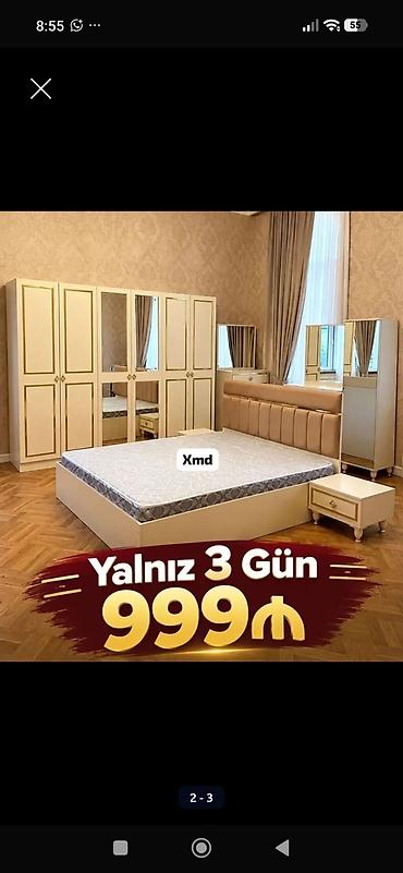Yataq otağı dəsti – klassik krem rəngdə, qızılı haşiyəli dizayn. Dəst lalafo.az -da Yataq otağı dəsti – klassik krem rəngdə, qızılı haşiyəli dizayn. Dəst