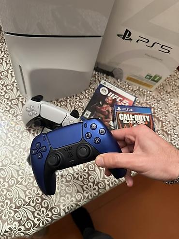 en ucuz playstation: ⚜️PlayStation 5 slim(Disk versiyası) oyun seti⚜️ 🤝🏻Tək-Tək Və Ya 1 — 2