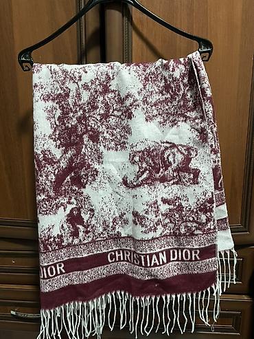 норковая косынка: Палантин/шарф Christian Dior - Двусторонний жаккардовый рисунок Toile — 1