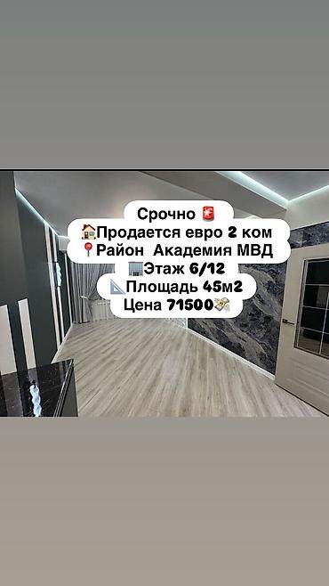 artwin: 2 комнаты, 45 м², АЮ Гранд Элитка, 6 этаж, Евроремонт — 1