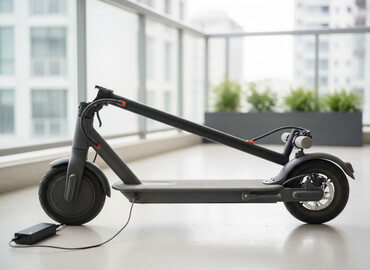 Elektrikli samokatlar: Elektrik skuter – qatlanan model, şarj cihazı ilə - Şəhər içi hərəkət — 1