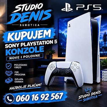 OTKUP PlayStation 5 konzola – Subotica - Kupujem Sony PlayStation 5