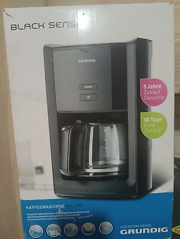 Mətbəx texnikası: Grundig Black Sense KM 6280 damcı-filtr qəhvə maşını - AROMA düyməsi — 1