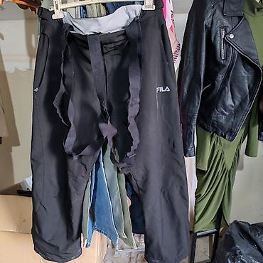 mckinley pantalone: FILA muške ski/snowboard pantalone sa tregerima - Boja: crna - Brend — 2