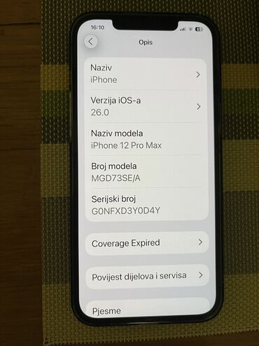 Apple iPhone: Apple iPhone iPhone 12 Pro, 128 GB, Graphite, Face ID — 13