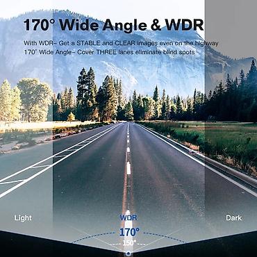 azdome m330: Videoqeydiyyatçı Azdome GS63H Sensor 170° Wide -Angle FOV, Built-in — 4