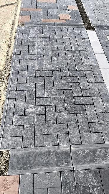 Тротуарная плитка: Тротуарная плитка вибролитая (комплектные наборы и бордюр) - Тип — 6