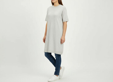 czarne t shirty basic: H&M, Футболка жіноча, розмір S
