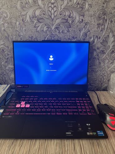 ddr3 8gb notebook: İşlənmiş ASUS TUF Gaming, 15.6 ", Intel Core i5, 512 GB, Pulsuz çatdırılma, Ödənişli çatdırılma