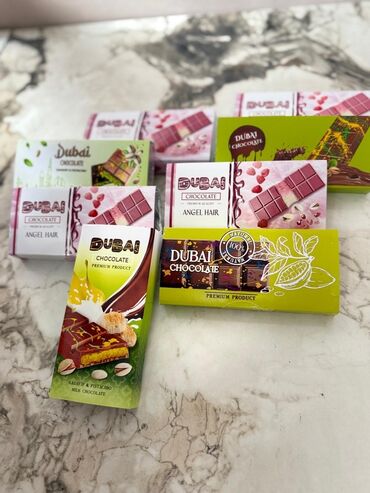 Кондитерские изделия, сладости: Дубайский шоколад с фисташковой пастой 220гр - 900сом Шоколад Волосы — 7