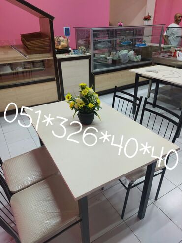 Masa və oturacaq dəstləri: Stol stul masa ve oturacaq destleri Tek-Tek ve Komplekt Wekilde — 4