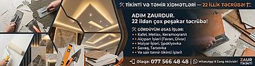 Tikinti və təmir xidmətləri — 22 illik təcrübə Adım Zaurdur. 22 ildən