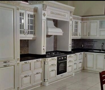 Sifarişlə mətbəx mebeli: Sifarişlə mətbəx dəsti, Özü çəkən petlələr, Sadə laminat, Kredit yoxdur, Pulsuz çatdırılma — 10