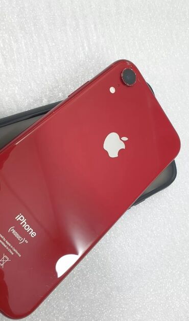 купить телефон редми в бишкеке: IPhone Xr, Б/у, 64 ГБ, Красный, Зарядное устройство, Защитное стекло, 82 %
