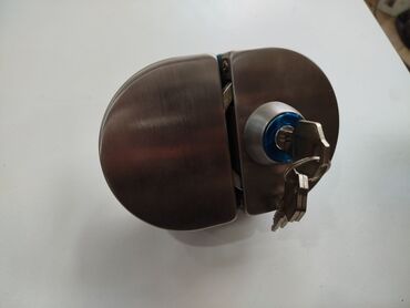 gence demir qapilar: Şüşə qapı üçün metal kilid dəsti - Material: paslanmayan polad gövdə