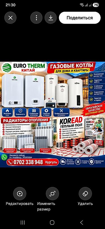 Газовые котлы: Газовое и электрическое отопительное оборудование EURO THERM и — 1