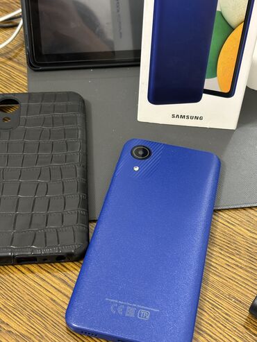 самсунг аз: Samsung Galaxy A03, 32 ГБ, цвет - Синий, Гарантия, Кнопочный, Сенсорный