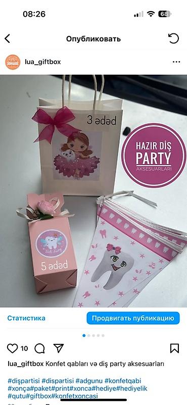 klyok: Hazır “Diş party” aksessuarları dəsti - Mövzu: diş peri/diş çıxarma — 1