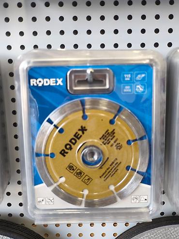 meduza disk: RODEX almaz kəsici disk - Tip: Segmentli almaz disk - Ölçü: 115 mm — 1
