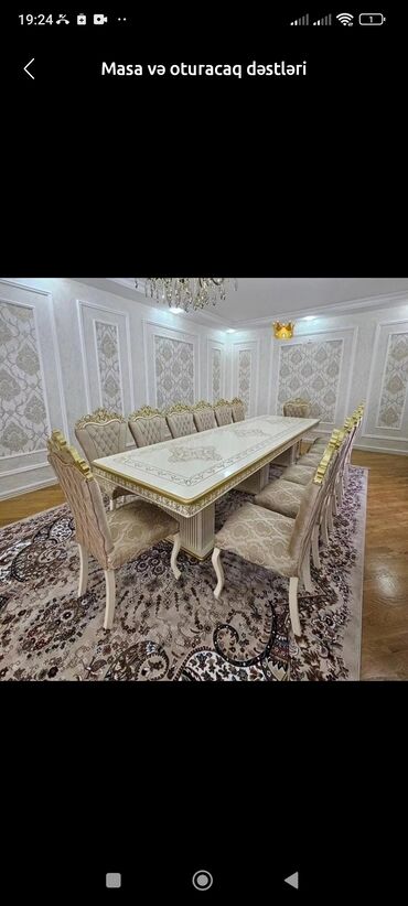 stol stul ucuz qiymete: Для кухни, Для гостиной, Новый, Прямоугольный стол