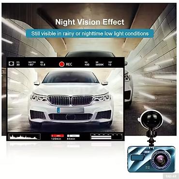 Videoreqistratorlar: Avtomobil üçün ön və arxa videoqeydiyyatçı (DVR) Xüsusiyyətlər: YENİ — 4