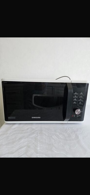 çörek sobası: Микроволновка Samsung, Отдельностоящая, С микроволнами, цвет - Белый, Б/у
