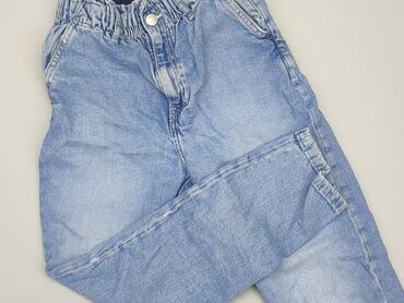 spodnie eleganckie z paskiem: Jeans, 12 years, 146/152, condition - Perfect